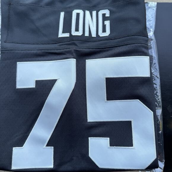 Los Angeles Raiders Howie Long #75 Mitchell & Ness Black 1983 Womens Jersey L - Picture 4 of 12